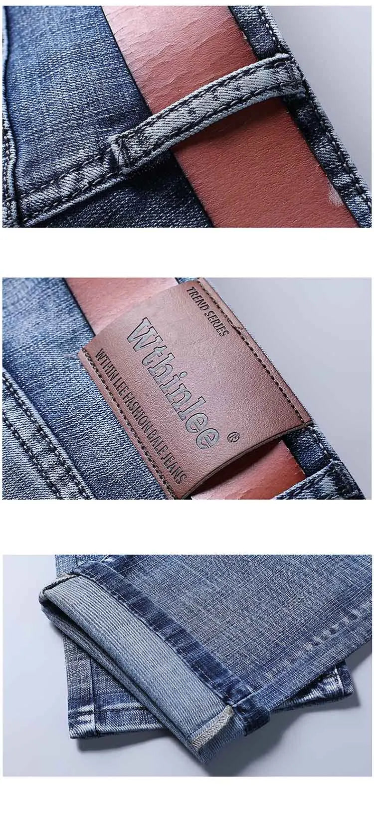 Men's Jeans Fashion Straight Denim Pants Male Classic Casual Jeans Male Plus Size Denim Trousers Ripped Jeans 28-40 Clothing