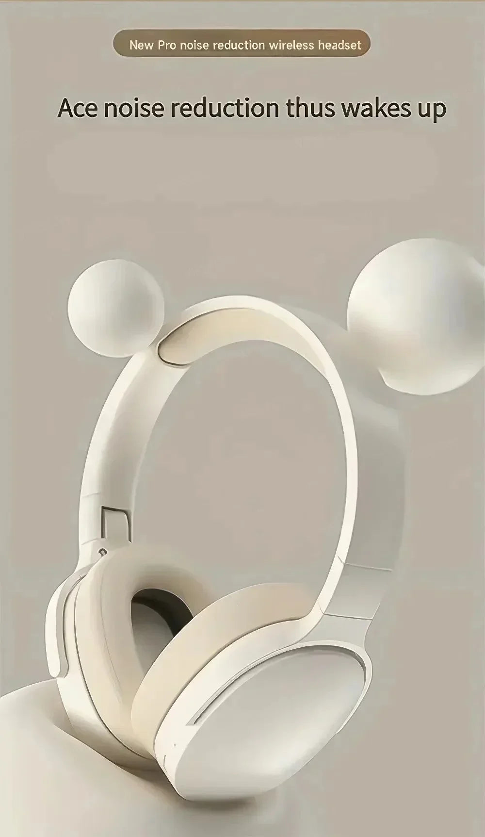 Bluetooth 5.3 Earphone 9D Hifi Bass Wireless Headphones Fold Headset Game Sport Headphone Fone Bluetooth Earbuds Noise Reductio