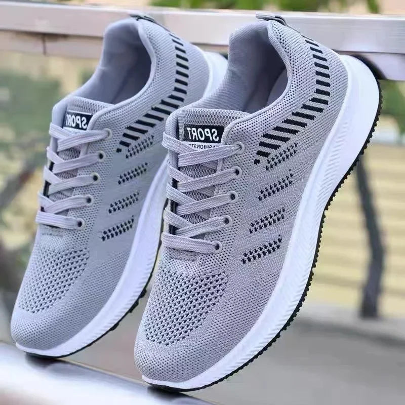 New men's shoes fashionable sneakers  casual slippers breathable running shoes  outdoor walking training tennis shoes