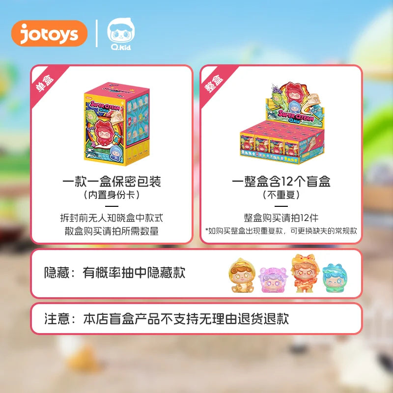 Jotoys Q Kid Super Q Team Mini Series Trendy Blind Box Toys Cute Gift Of Cute Hand-Made Ornaments Q.Kid Decorate