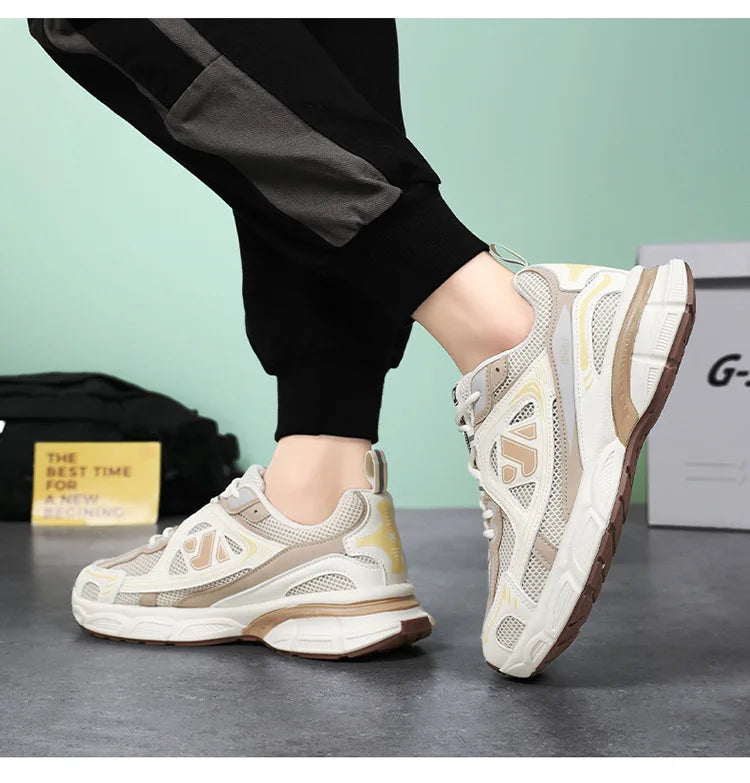 Men's Shoes Fashion Outdoor Casual Shoe Lace Up Platform Sneakers Comfort Running Shoes for Men Training Shoes Tenis Masculino