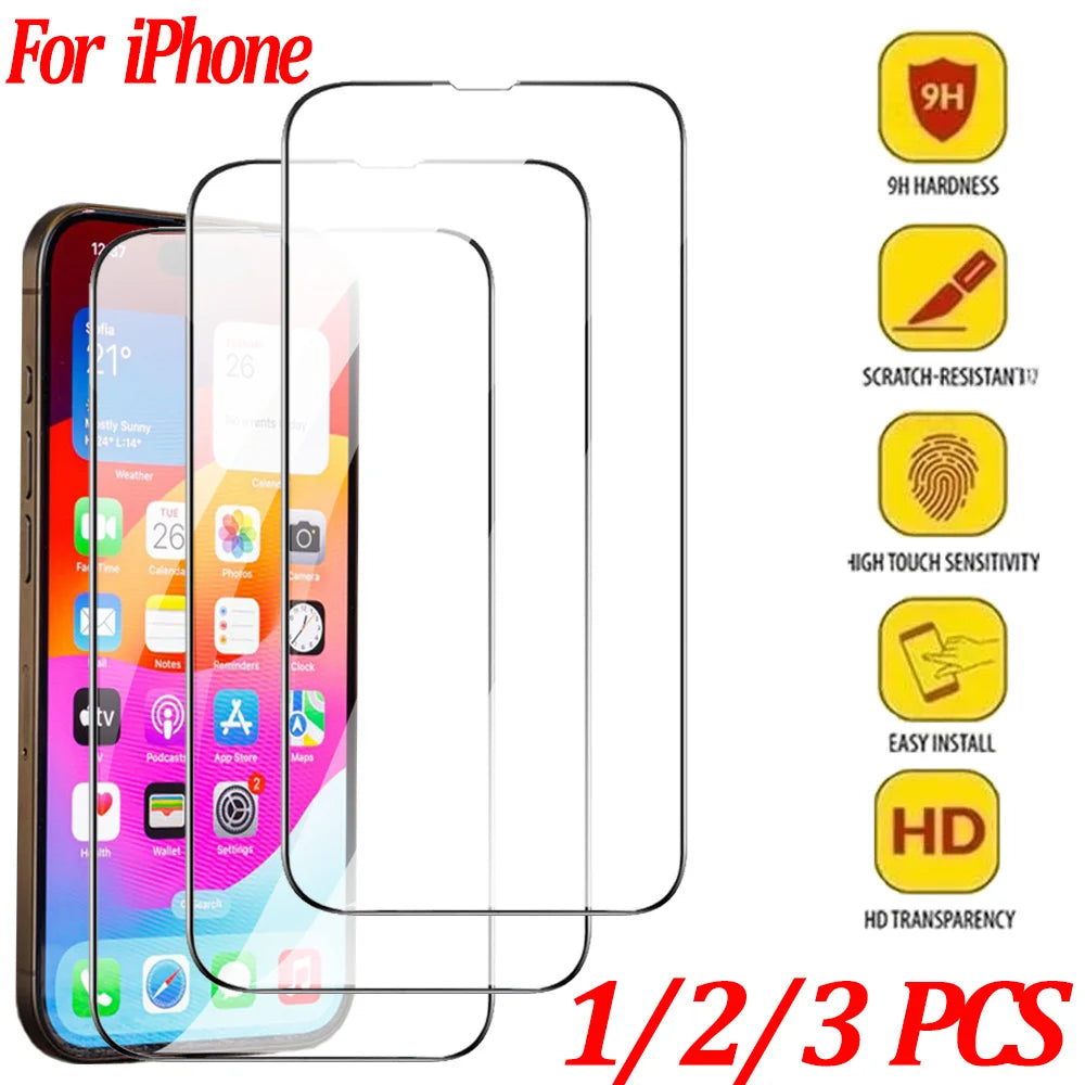1~4PCS Anti-Spy Glass For iPhone 16 15 14 13 Pro Max Privacy Screen Protectors & Camera Protection Film For iPhone15 12 11 Pro