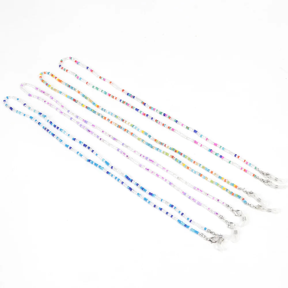 New Fashion Women Reading Glasses Chain Retro Beads Eyeglass Sunglasses Spectacle Cord Neck Strap String Mask Chain Eye Wear