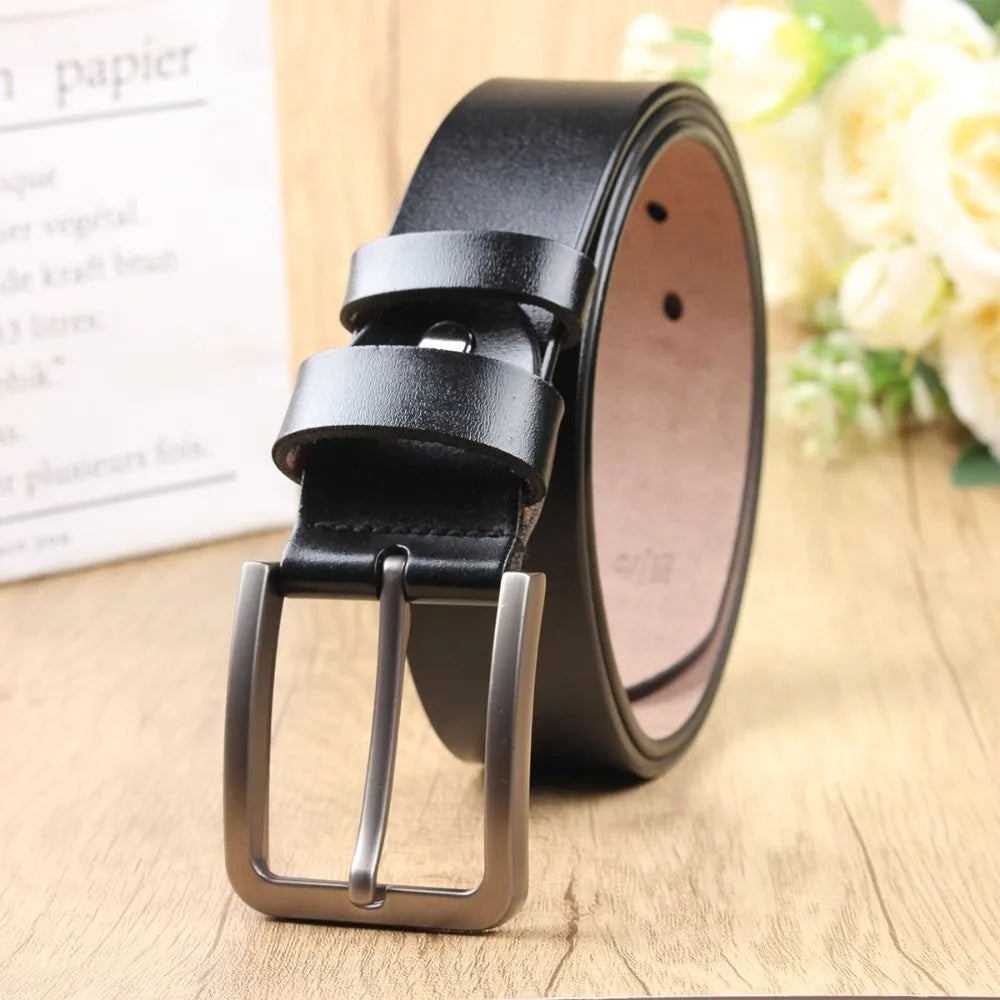 Waist Accessories Retro Men Belt Versatile Classic Leather Belt Durable Waist Belts Business Wear