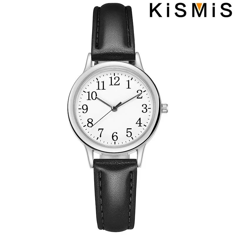 Women Quartz Watch Fashion Simple Dial Thin Bracelet Easy to Read Numerals Ladies Wristwatch Casual Stylish Watch for Women