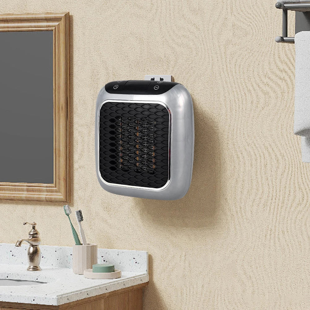 Faster Mini Heater for Home Small Bathroom Heating Fans Wall Mounted PTC Ceramic Electric Heater with Remote Control Household
