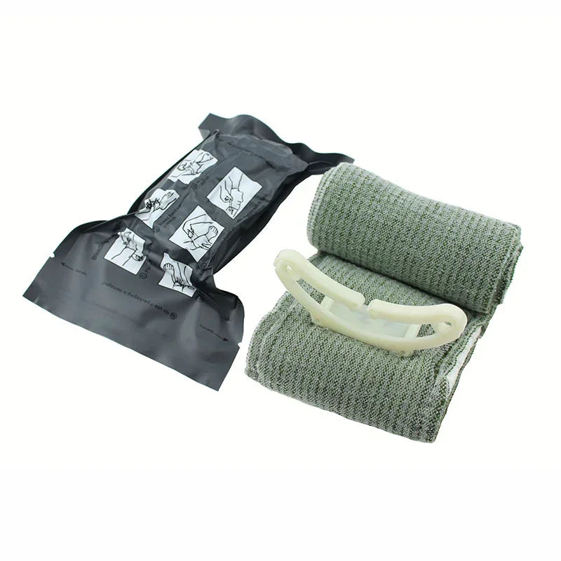 4/6in Israeli Bandage - Tactical Trauma Kit, Military-Grade Compression for Outdoor Emergency IFAK First Aid Wound Dressing