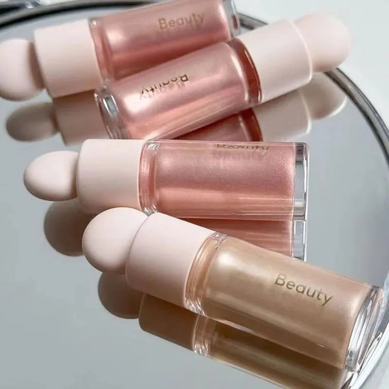 2025 Fashion New Beauty 3-in-1 Liquid Blush Moisturizing Dual-use Waterproof Enlighten Lip Glaze Smooth Lightweight Makeup Care