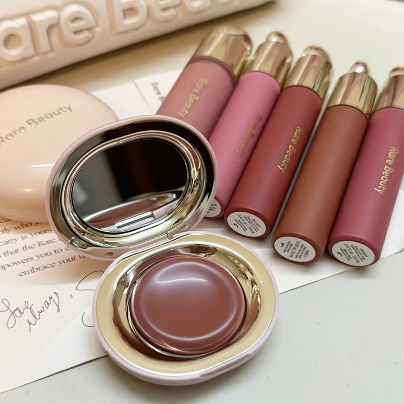 Rare Beauty Liquid Blush Lip Gloss Luminizer Blusher Long Lasting Moisturizing Nutrient Light Repair Lipstick Nature Face Makeup