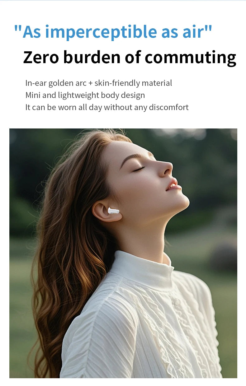 Earphone bluetooth Bluetooth headphonesTWS wireless Bluetooth earphones with long battery life, in-ear design, Bluetooth 5.6