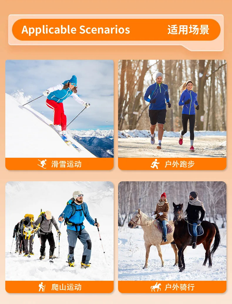 Winter hat, scarf, gloves, three piece set, men's and women's outdoor cold resistant scarf, ear protection, knitted hat