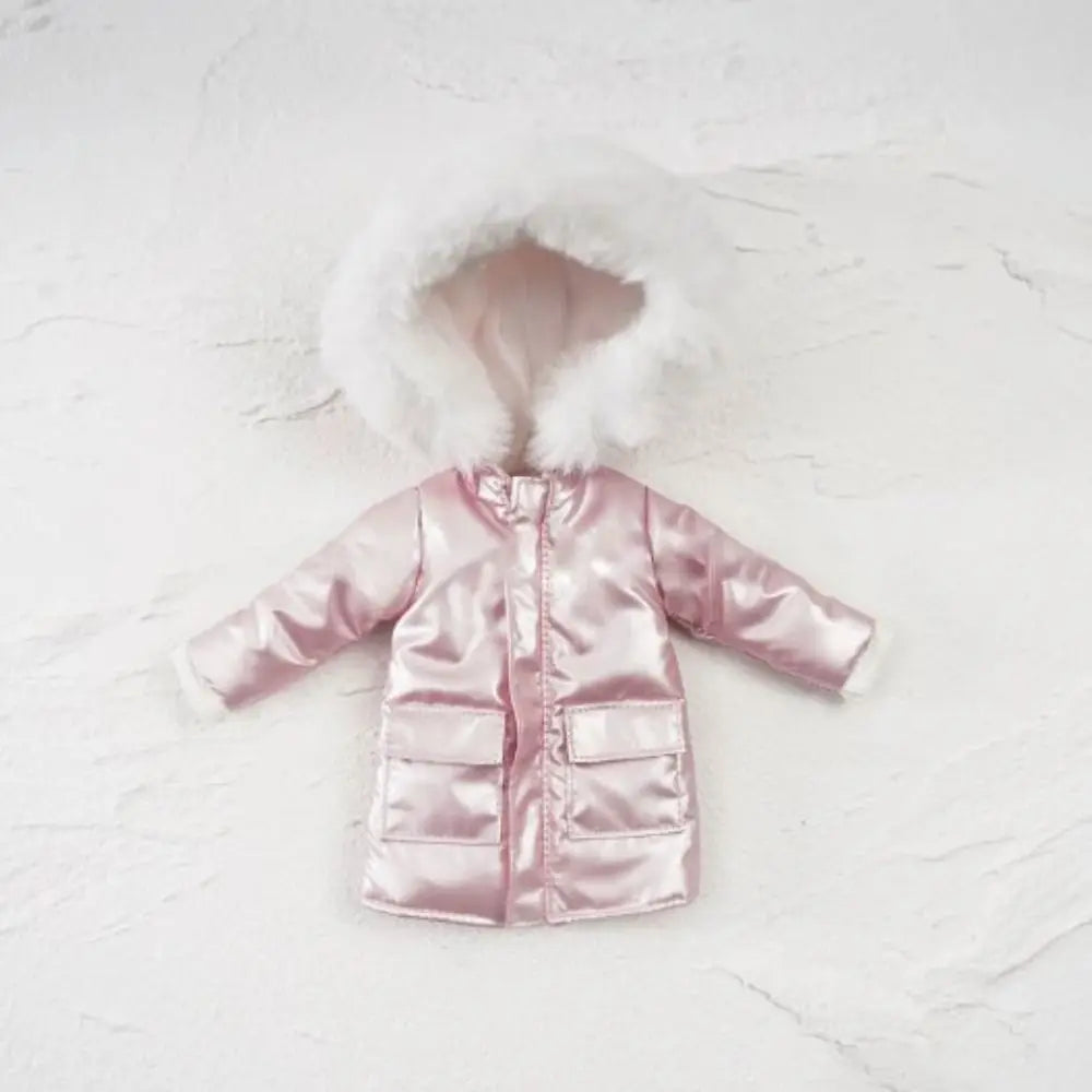 Fashion Winter Coat Outfits Long Style DIY Accessories Thick Down Jackets Handmade for blythe Dolls For ob24 ob22 Dolls/