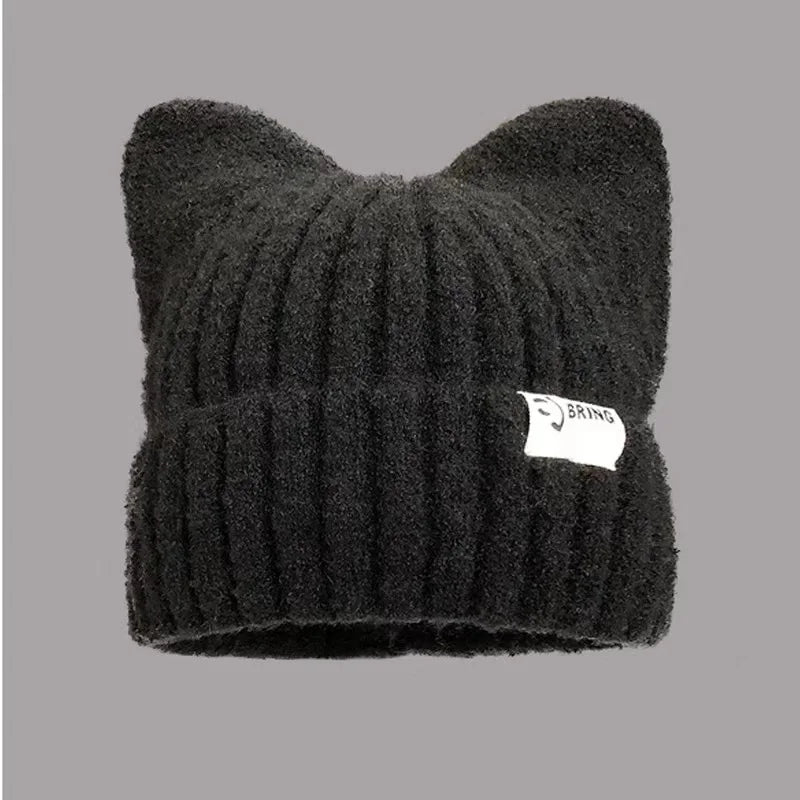 adventure time caps for men Balaclava Beanie Rabbit Ear Hat Hat winter women's winter accessories fun hat Butterfly Pullover Hat