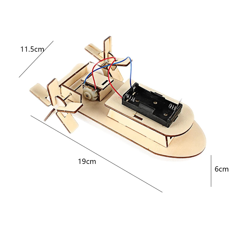Kids DIY Robot Assembling Model Educational Material Kits Science Experiment Technology Toy Puzzle Painted Toys for Children