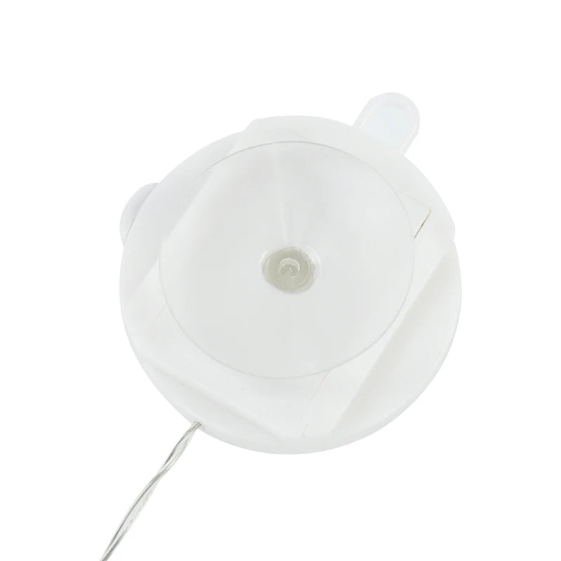 Halloween Orange Window Light Orange Pumpkin Ghost Witch Hat Design LED Sucker Lamp Bar Home Party Hanging Decor Without Battery