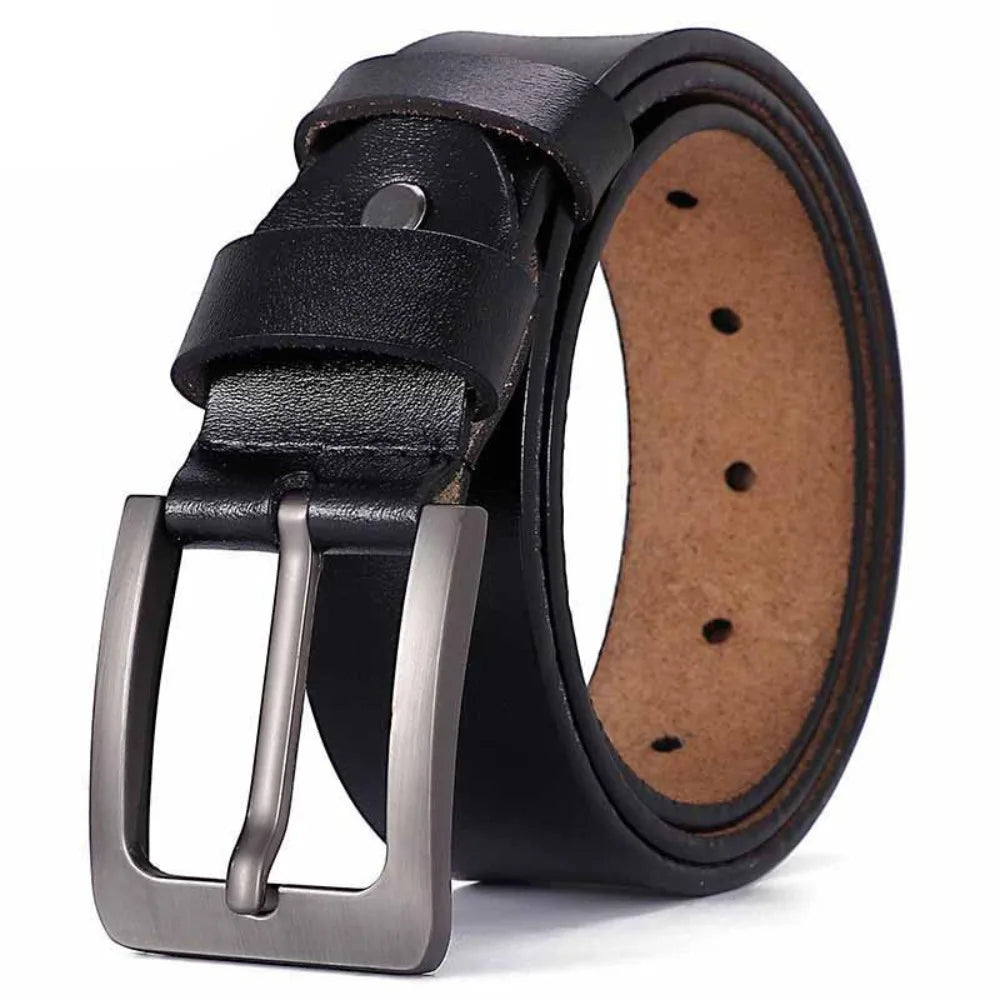 Waist Accessories Retro Men Belt Versatile Classic Leather Belt Durable Waist Belts Business Wear