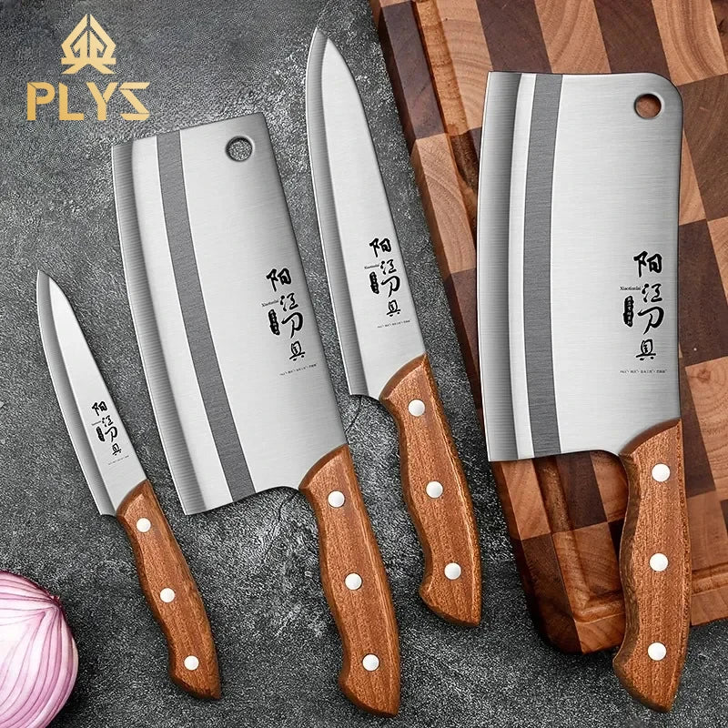 Kitchen knife for Chef, stainless steel forging, household knife set Kitchen super fast sharp slicing knife, kitchen accessories