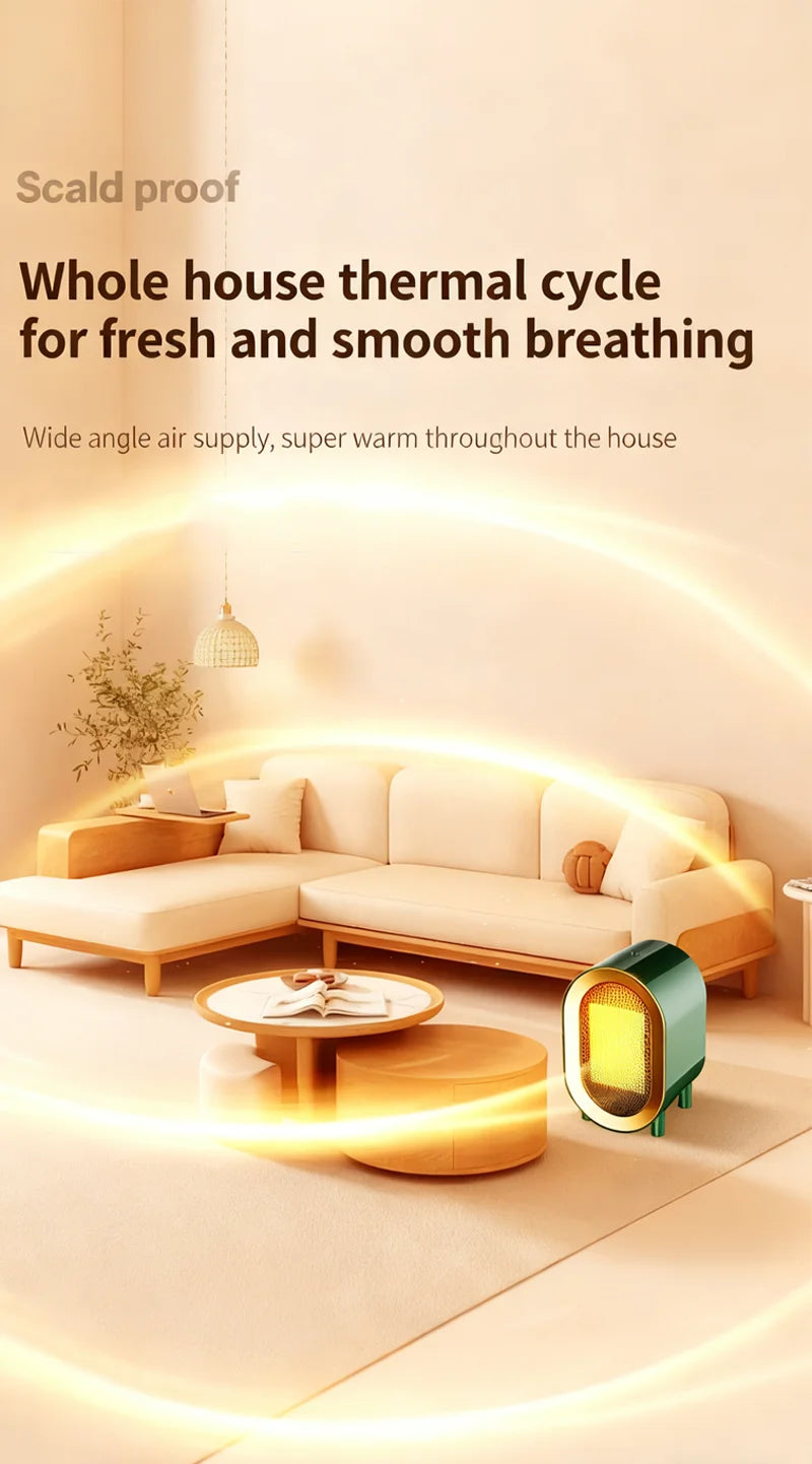 Portable Electric Heater Desktop Hand Warmer Space Warm Air Blower Mini Fan Heater For Dormitory Home Heaters Winter Heating Fan