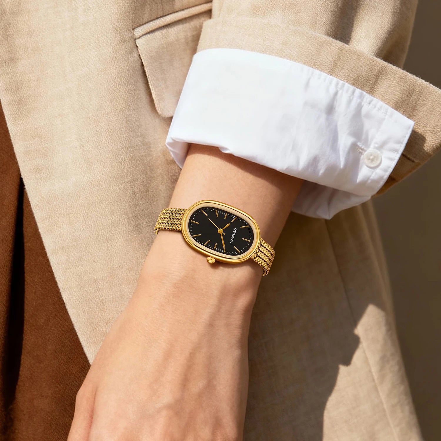 Women's Simple, Fashionable, Business-Like and Elegant Quartz Watch Is Suitable for Daily Wear