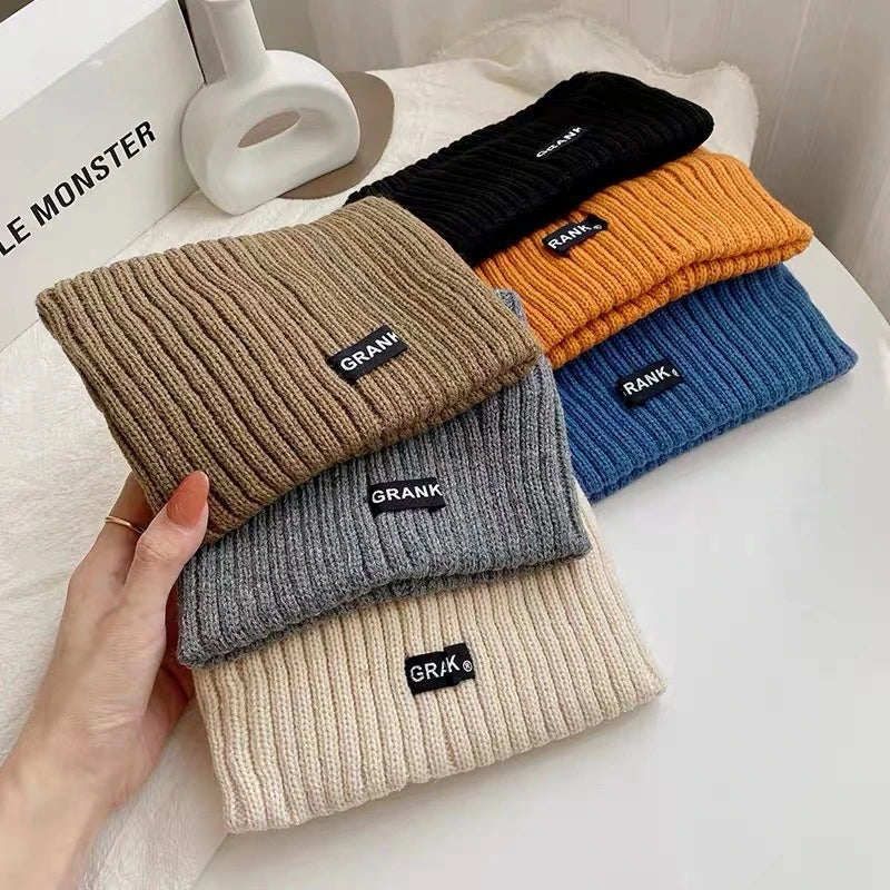 Autumn and winter sports knitted wool confinement hair band women's thermal cover headscarf hair accessories