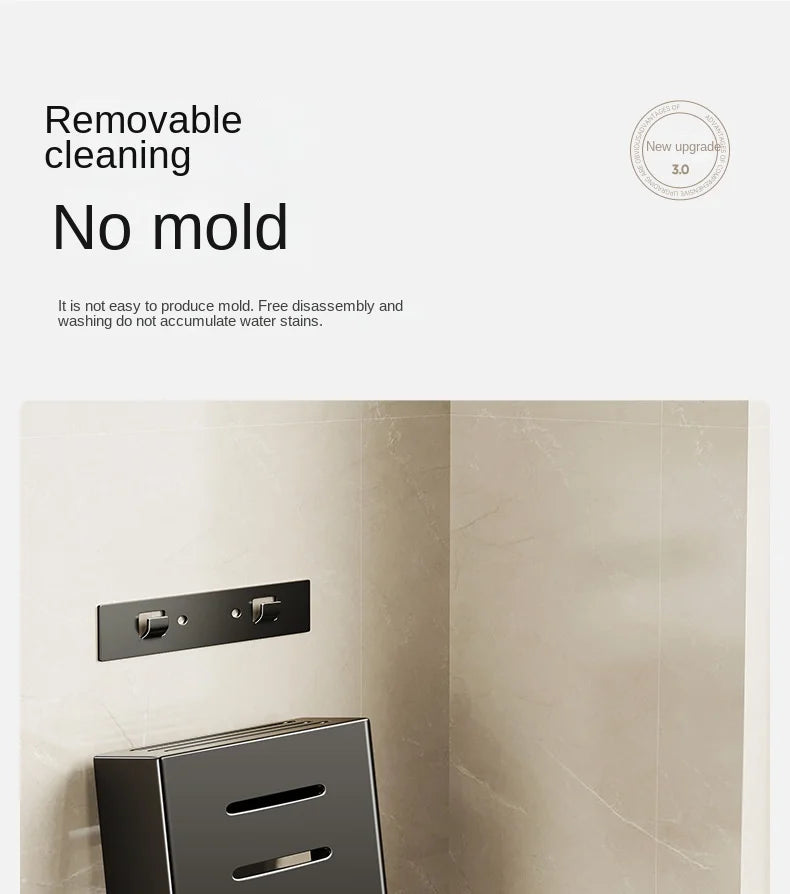 Kitchen knife holder, knife rack, non-perforation, wall-mounted storage box, kitchen organizer  kitchen items