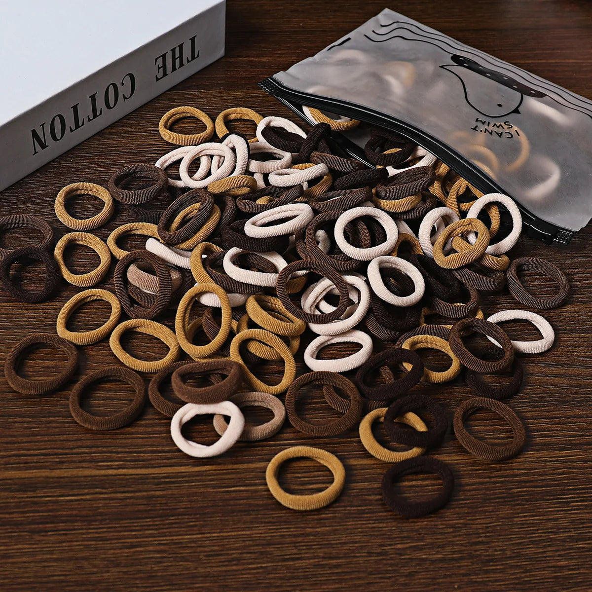 50/100Pcs Hair Bands for Children Colorful Nylon Scrunchie Hair Ties Rubber Band Kids Elastic Hair Leagues Girl Hair Accessories