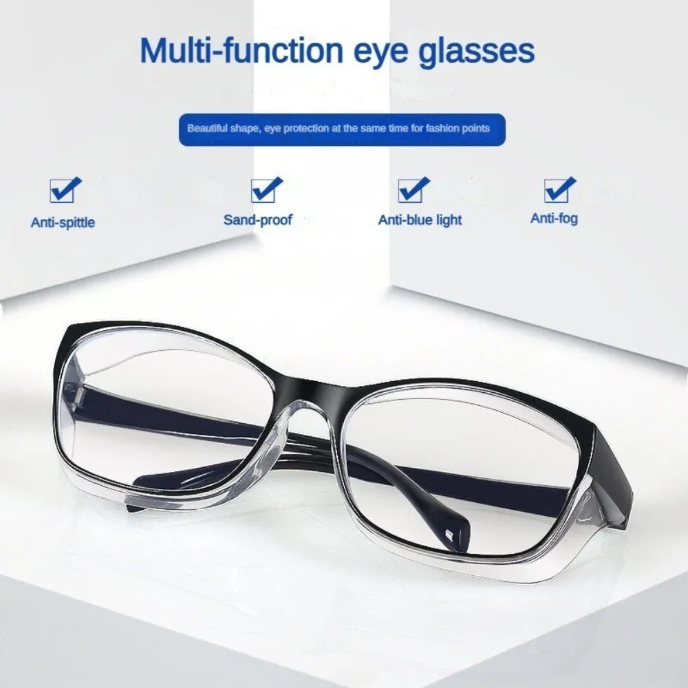 3PCS Safety Goggles Eye Protection Anti-fog Wind Dust Sand Glasses Pollen-proof Anti Blue Light Eyewear
