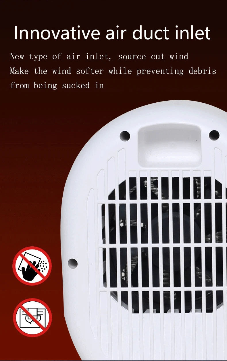 Desktop heater small household portable heater dual-purpose quick heating electric for both cooling and heating