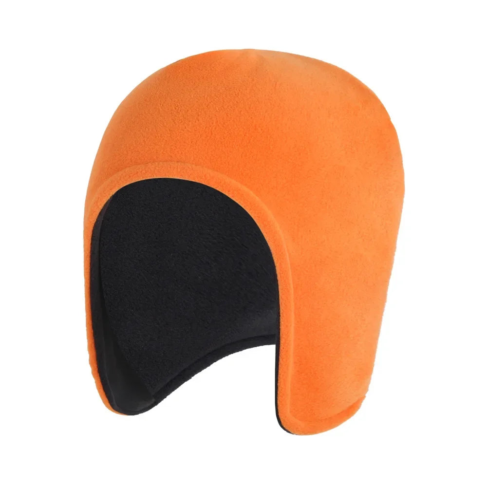 Winter Outdoor Cycling Hat Polar Fleece Windproof Ear Protection Earmuffs Sports Headgear Warm Caps Hiking Riding Caps