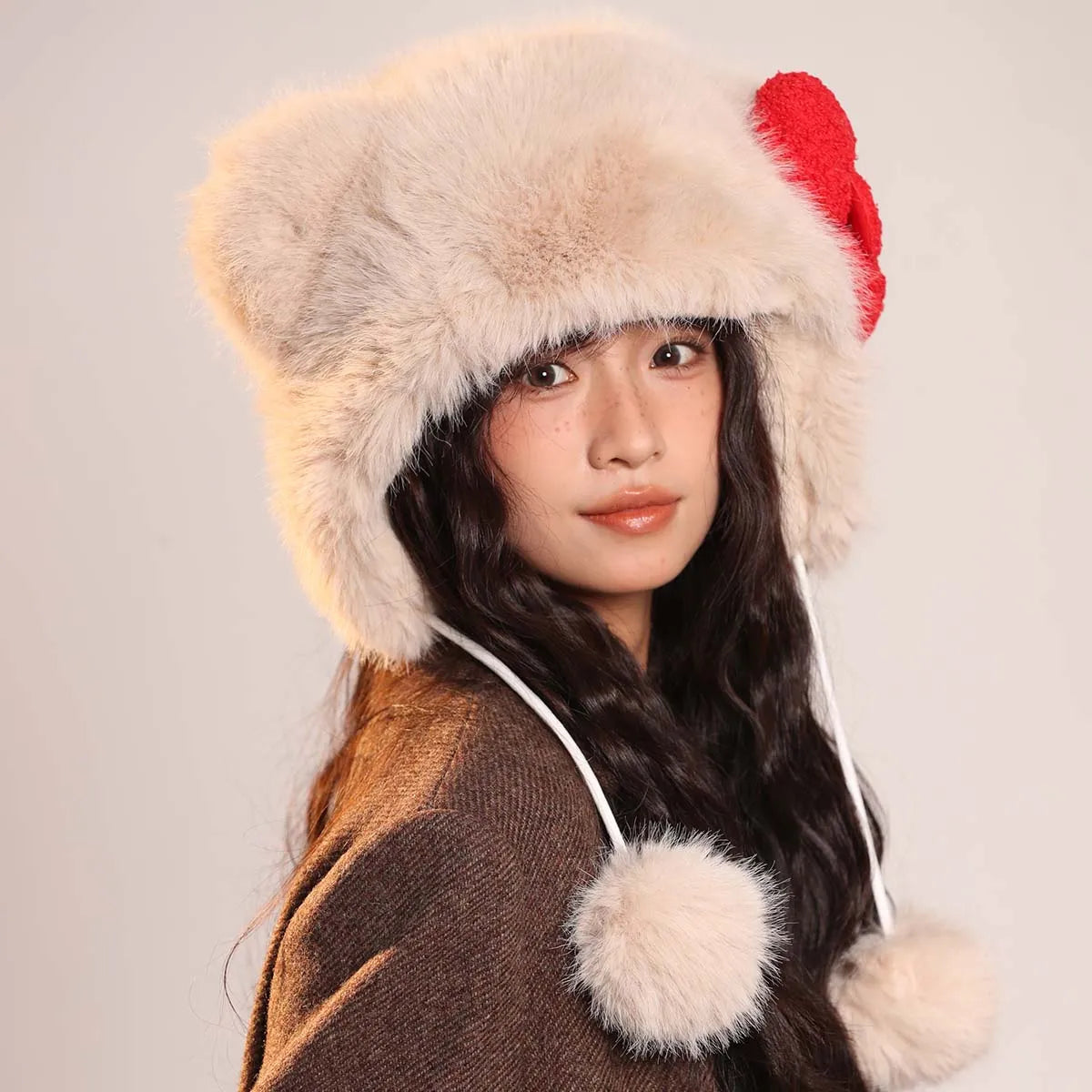 men's Hat beanie ski mask Caps Women's hat Beanie winter accessories Hat with earflaps Y2k hat Wool hats Winter hat bunny ears