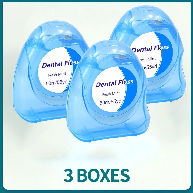 Mint Dental Floss Roll Household Dental Floss Separate Packaging Clean Gap Slim Household Pack Disposable Dental Floss Line