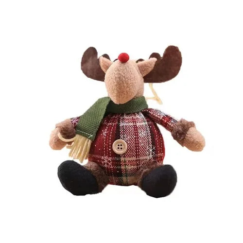 2025 Christmas Dolls Tree Decor Merry Chirstmas Snowman Doll Ornament Reindeer NewYear Home Decoration Gift Table Xmas Ornaments