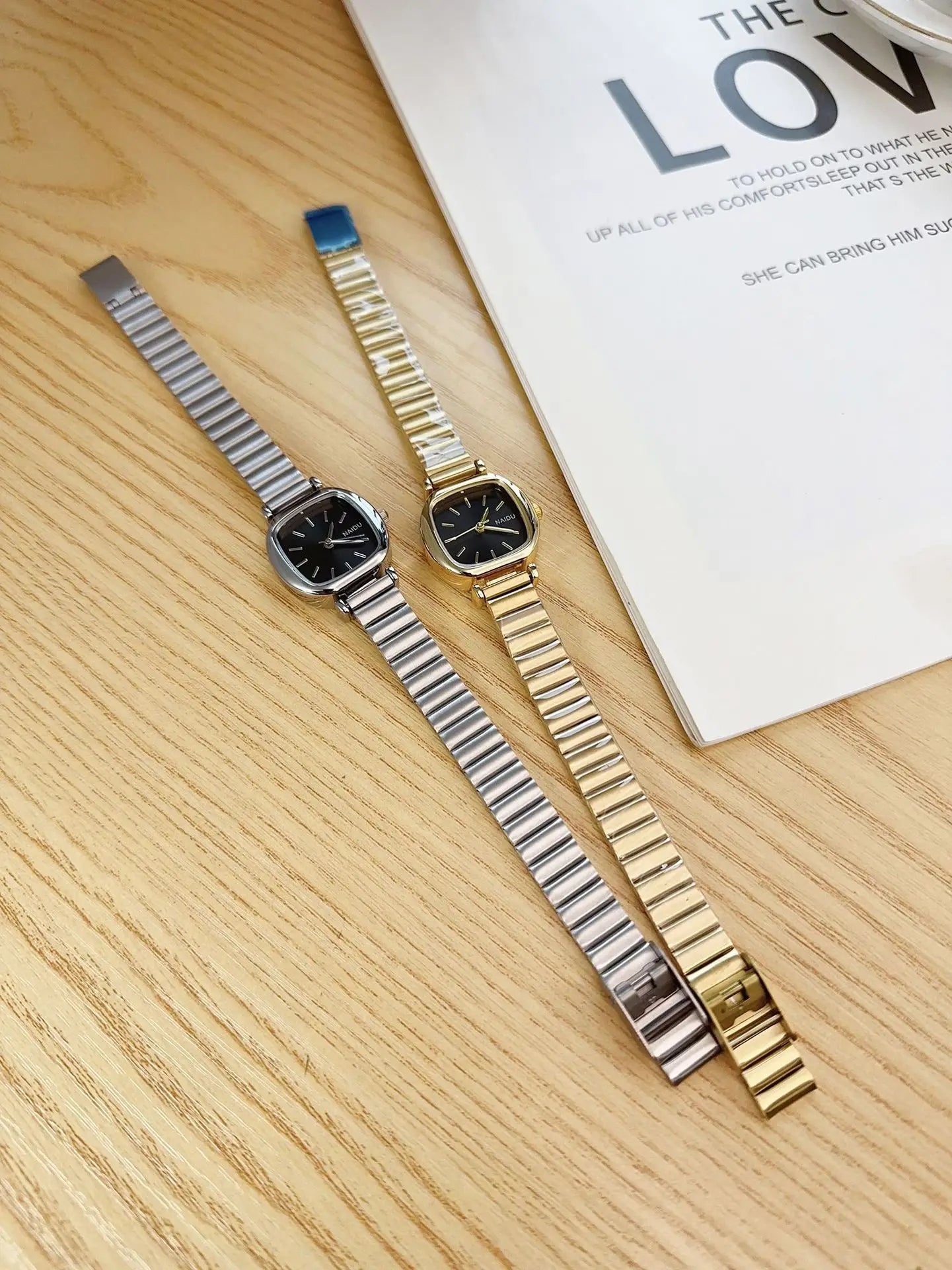 Women's Watch Simple Temperament Small Dial Square Student Wrist watches Fashion Ladies' Watches Clock Gift