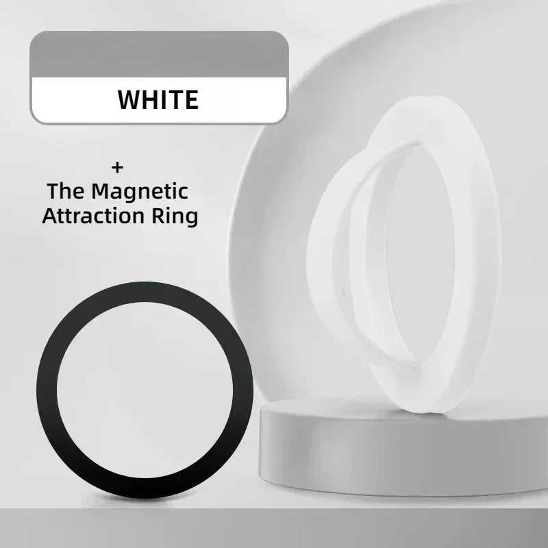 Magnetic Phone Ring Holder Grip Attachment Removable Magnetic Phone Ring Waterproof Liquid Silicone for iPhone & Android Cases