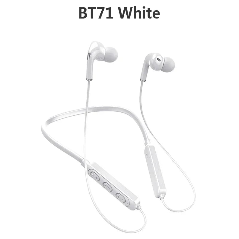 For iphone Hanging Neck Bluetooth 5.0 Wireless Sports Headset Ear Headset Bluetooth Headphones Earbuds Earphone With Mic