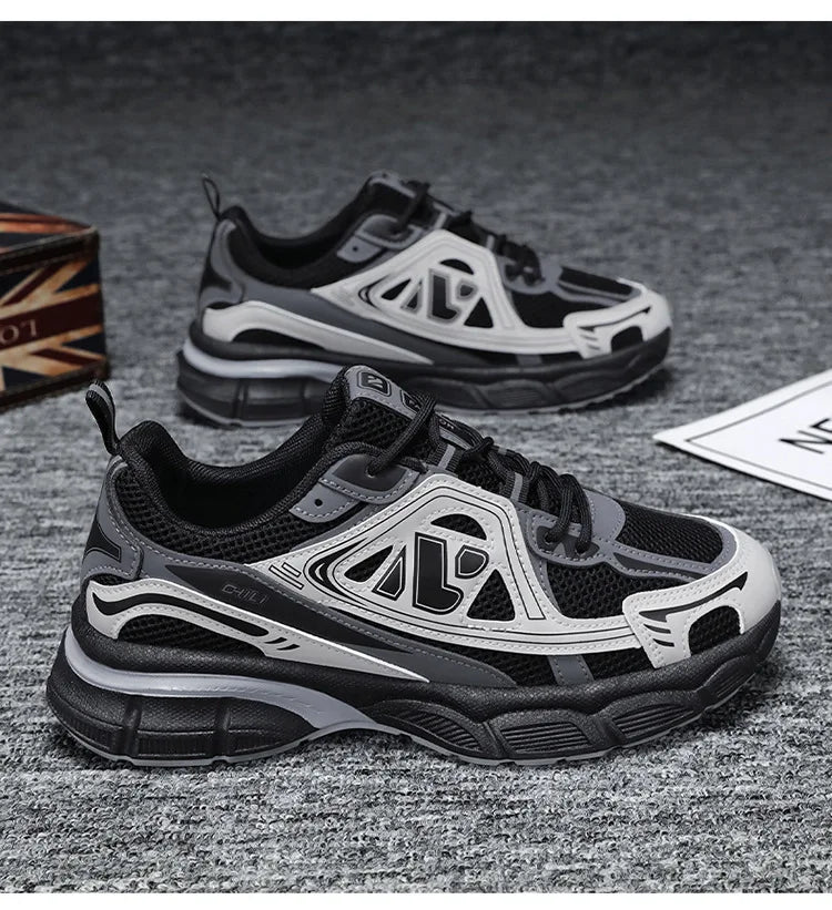 Men's Shoes Fashion Outdoor Casual Shoe Lace Up Platform Sneakers Comfort Running Shoes for Men Training Shoes Tenis Masculino