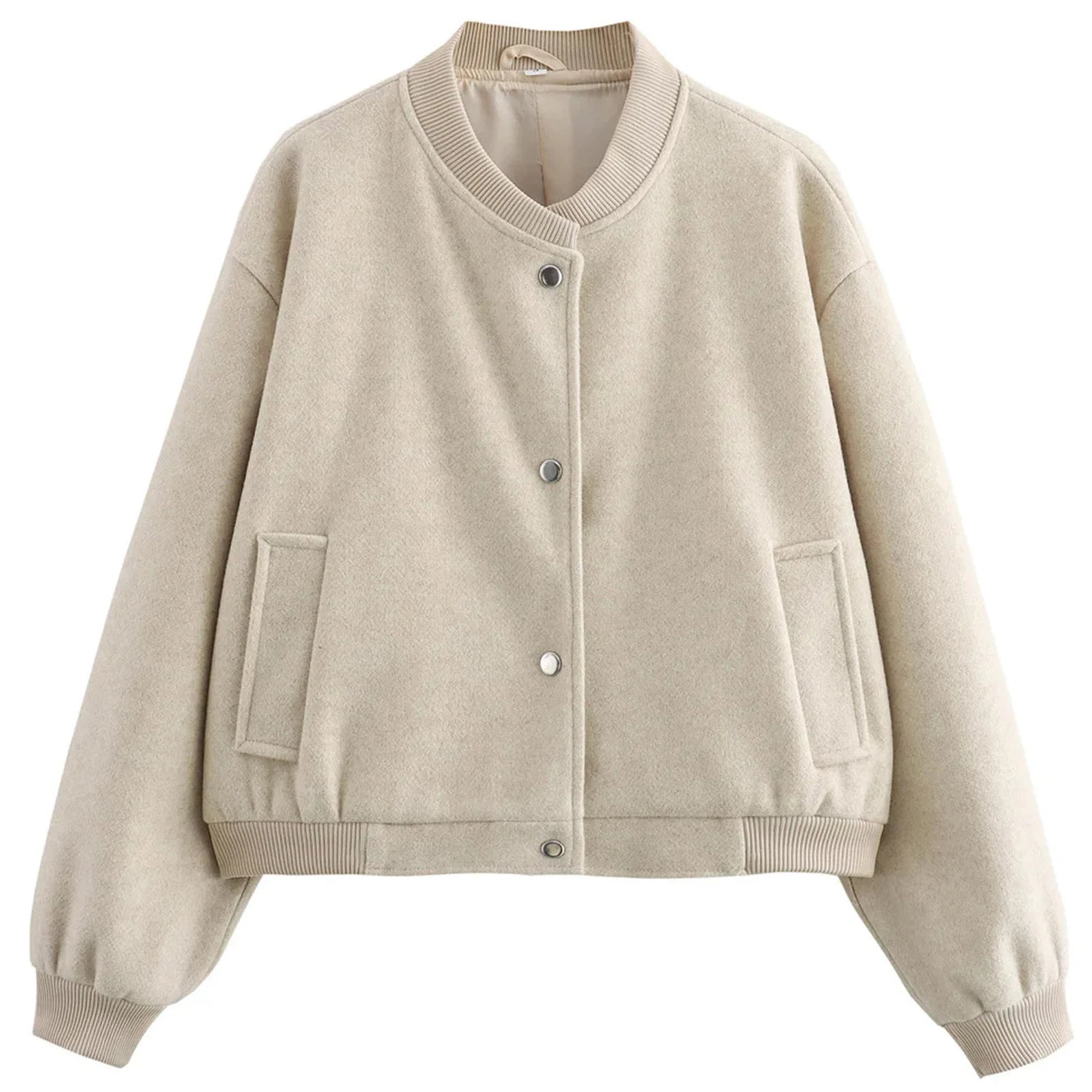 Women Jacket Cropped Bomber Jackets For Women Tweed Jacket Woman Fashion Long Sleeve New In Short Coats chamarras de mujer