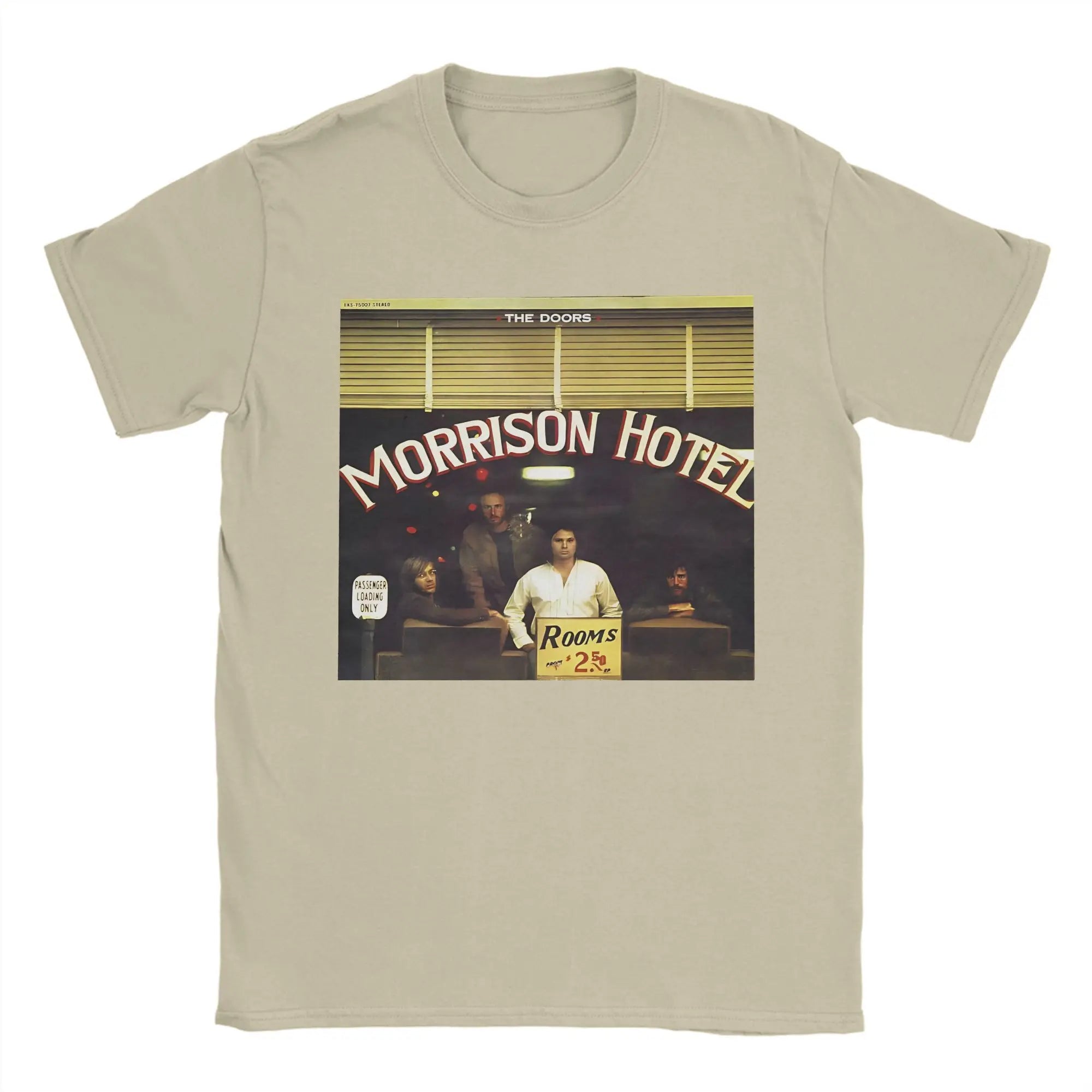 Men's T-Shirts The Doors   Retro Band 60s Vintage Leisure Cotton Tees Short Sleeve  T Shirts O Neck Tops New Arrival