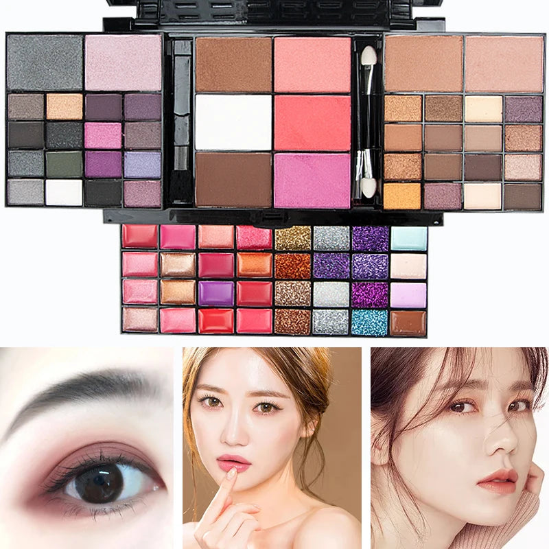 MakeUp Tools 40/74/78 Colors Eyeshadow palette Matte Waterproof Long Lasting Cosmetics makeup Kit Fashion All In One Makeup Gift