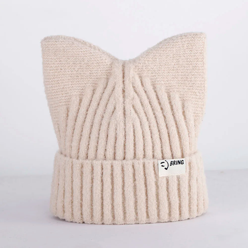 adventure time caps for men Balaclava Beanie Rabbit Ear Hat Hat winter women's winter accessories fun hat Butterfly Pullover Hat