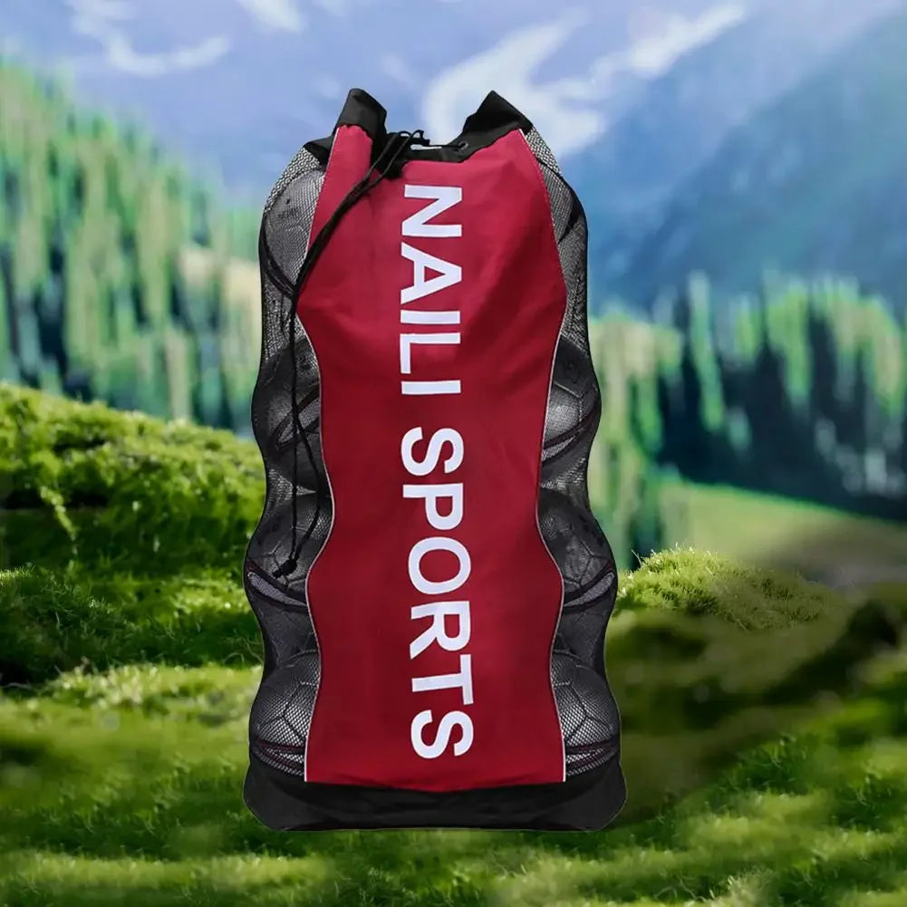 Football Bag with Shoulder Strap Comfortable Padded Shoulder Strap Sports Bag Heavy Duty Soccer Ball for Sports for Basketball