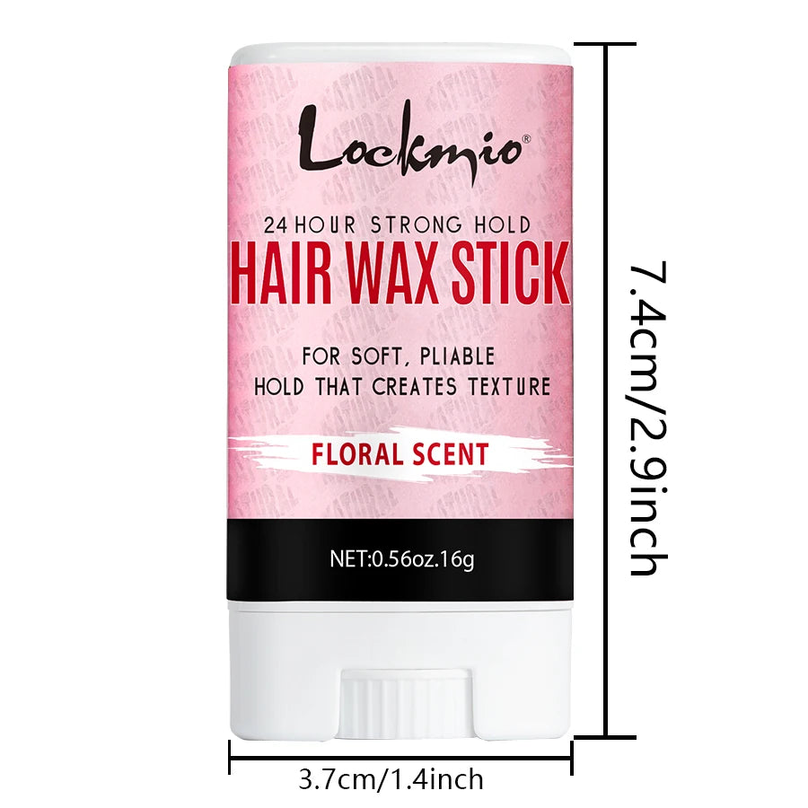 Professional Styling Wax for Women Anti-frizz Pomade Smoothing Broken Back Hair Mud Messy Hairs Control Wax Rod for Natural Wigs