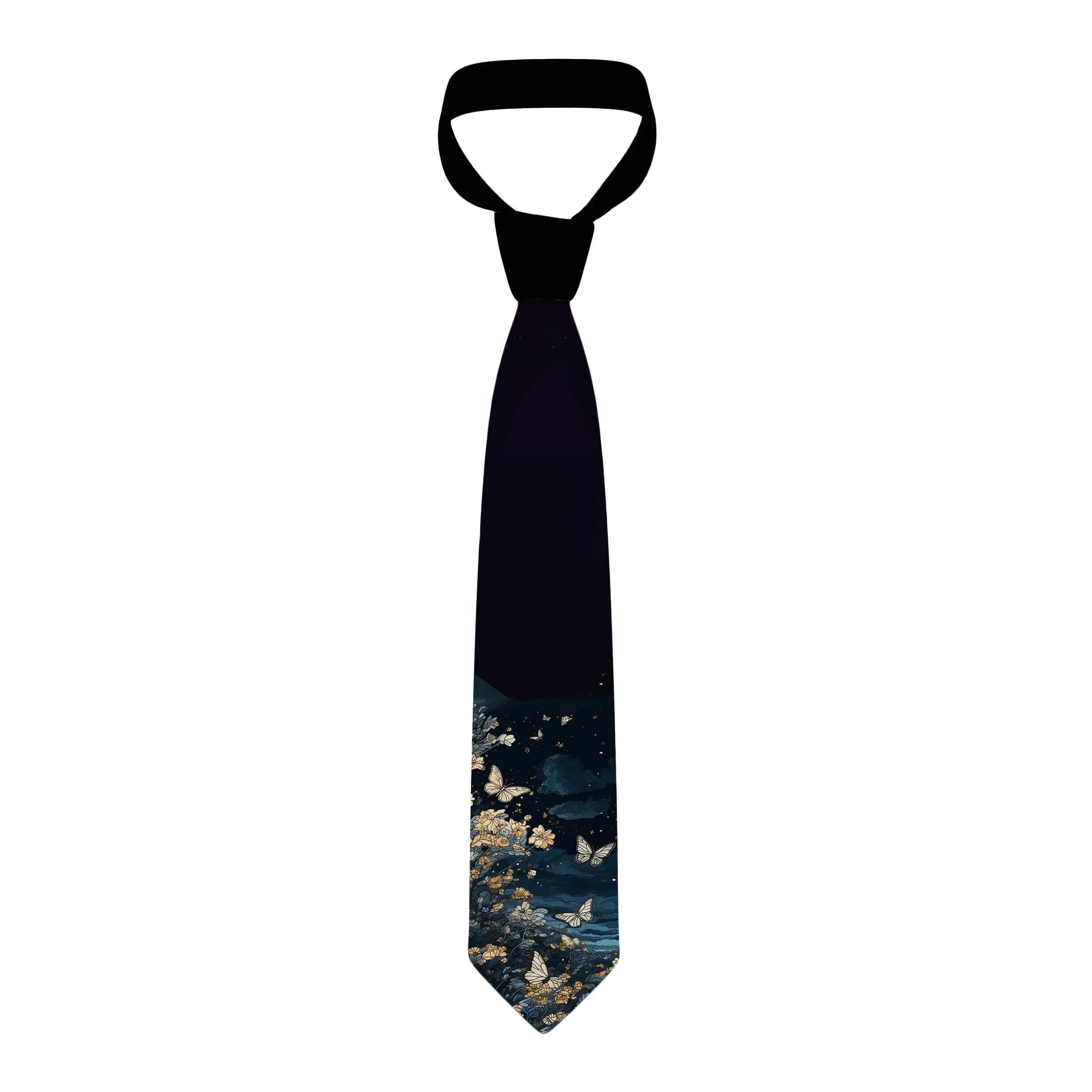 Fashion new cartoon oil painting accessories tie men and women general high-quality popular men's tie suit business wedding