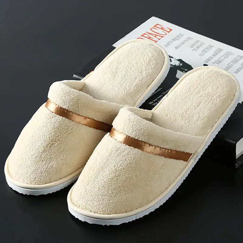 Women Indoor Slippers warm furry Home Slipper Winter Home shoes Women Men House Flat Closed Toe Slides for Bedroom Flip Flops