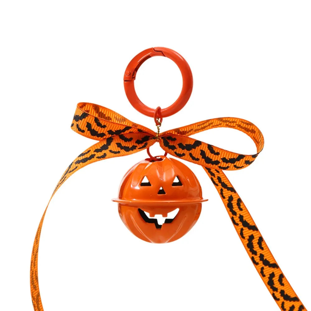 Halloween Pumpkin Bell Pendant Cute Spooky Charm For Keychains & Bags Perfect Party Favors & Holiday Decor