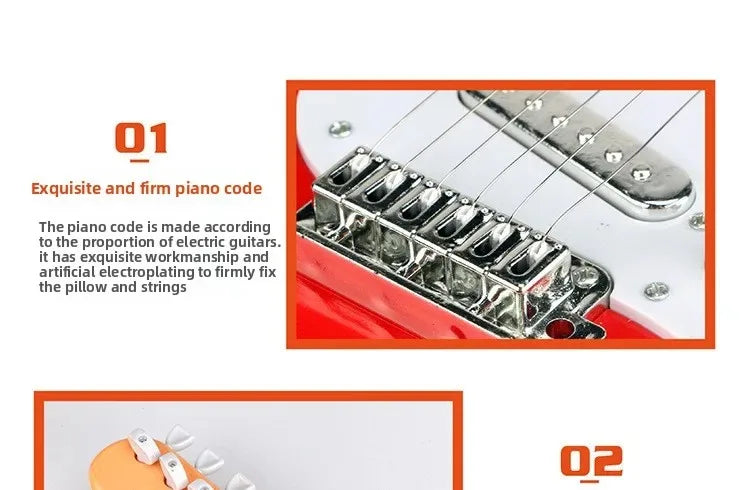 Children's electronic guitar toy, playable simulation, for beginners, gifts for boys and girls