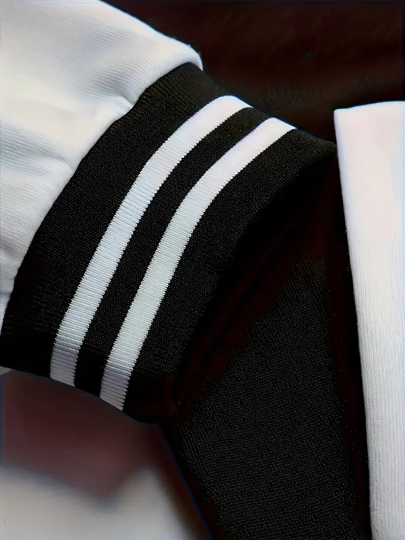 Baseball Jacket Women's Men Autumn Winter Coats Fleece O-Neck Streetwear Hoodies Pullover Sweatshirt Tracksuit Clothing Unisex