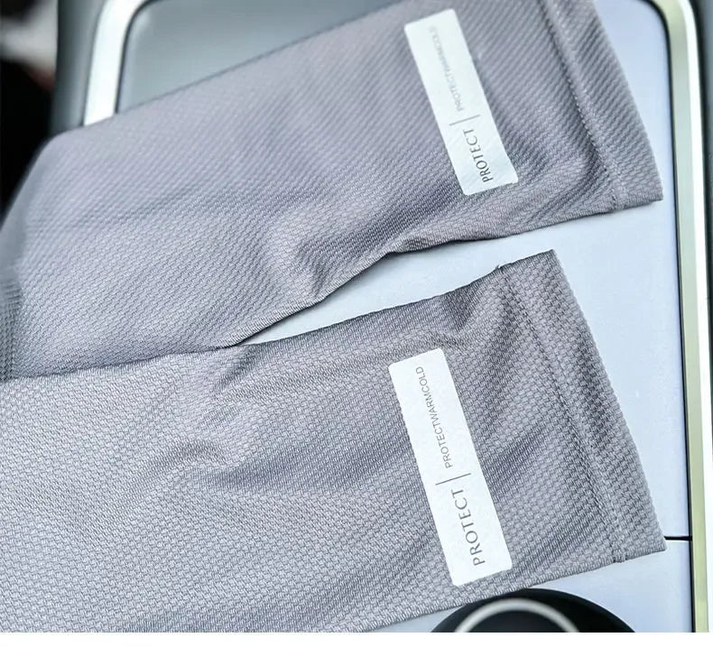 Large Size Ice Sleeves for Men's Sun Protection Japanese Summer Outdoor UV Protection Loose Arm Sleeves Driving Outdoor Gloves