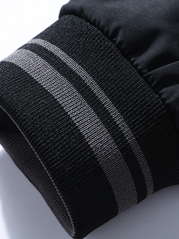 Business Jacket Men New Fashion Trend Spring Autumn Double-Sided Comfortable Jackets Versatile Stand Up Collar Workwear Coat Man