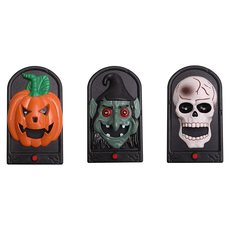 Halloween Doorbell Trick or Treat Decoration Door Party Party Decorations Haunted House Scary Arrangement Electric Doorbells